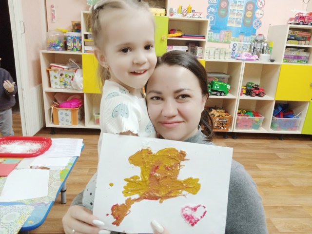 Мастер-класс с родителями "Рисуем солью".